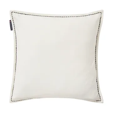 House ekologisk sammetsbomull kuddfodral 50x50 cm - White-multi - Lexington