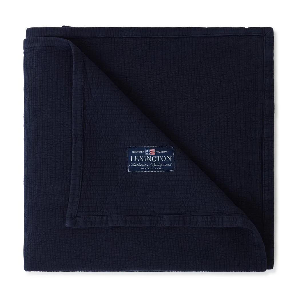 Icons Quilted överkast 160x240 cm, Dark blue Lexington