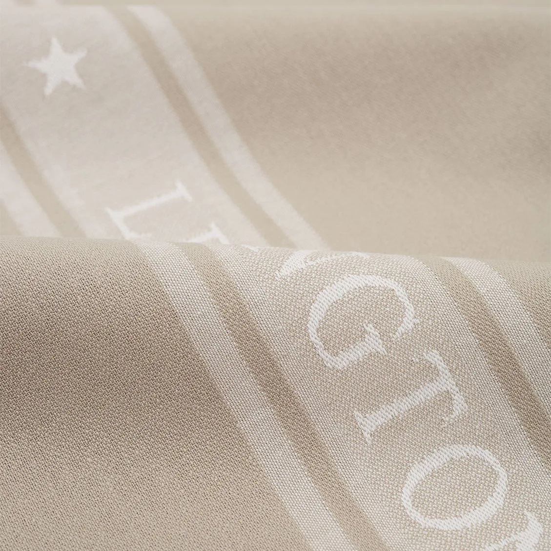 Icons Star kökshandduk 50x70 cm, Beige-white Lexington