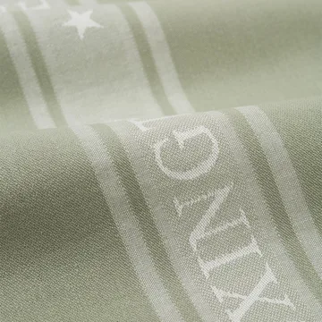 Icons Star kökshandduk 50x70 cm - Sage green-white - Lexington