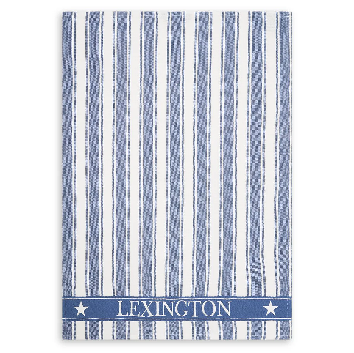Icons Waffle Striped kökshandduk 50x70 cm, Blue-white Lexington