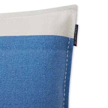Irregula Striped Cotton kuddfodral 50x50 cm - Blue-White - Lexington