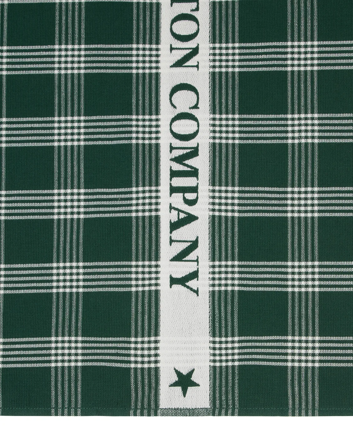 Lexington ekologisk bomull kökshandduk 50x70 cm, Green-white Lexington