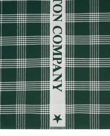 Lexington ekologisk bomull kökshandduk 50x70 cm - Green-white - Lexington