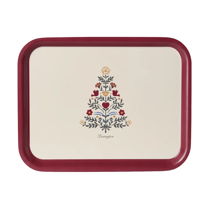Lexington laminerad serveringsbricka - Red-light beige, 36x28 cm - Lexington
