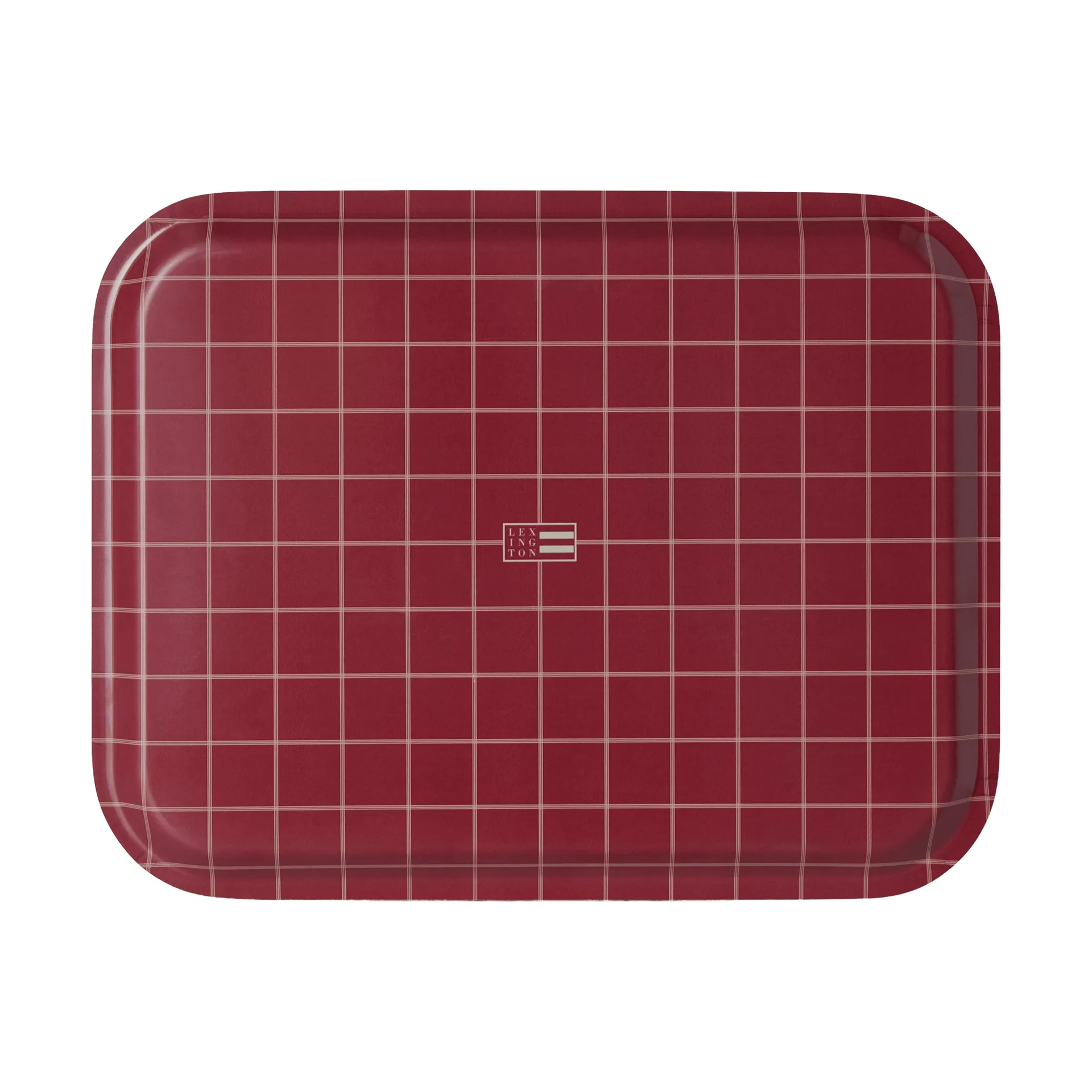 Lexington laminerad serveringsbricka, Red-light beige, 36x28 cm Lexington