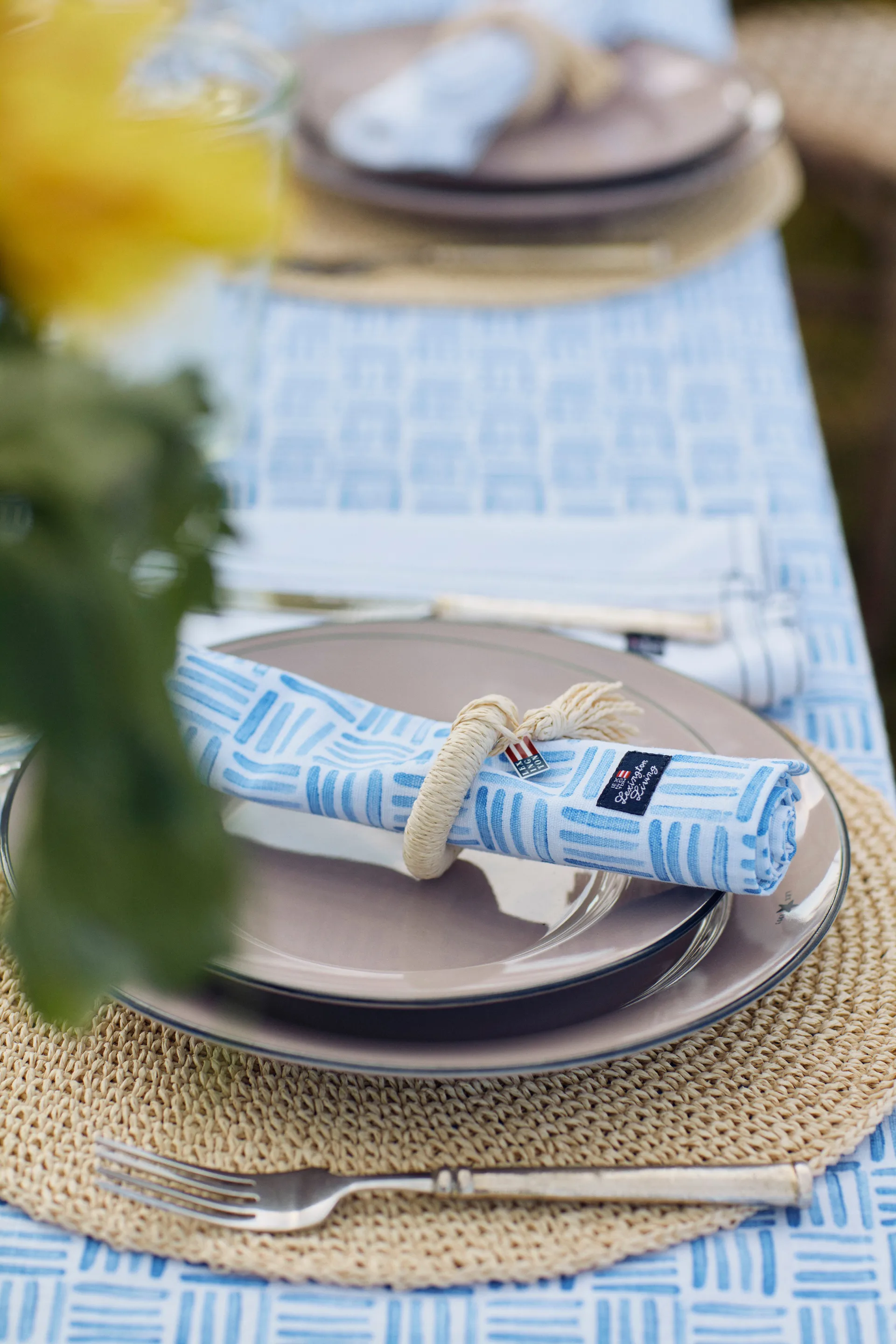 Lexington Recycled Paper Straw servettring, Natural Lexington