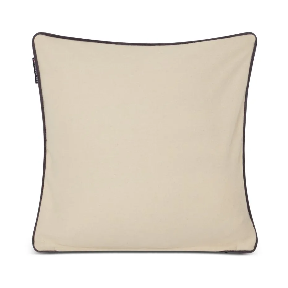 Merry Christmas Wool Mix kuddfodral 50x50 cm, White-green-beige Lexington