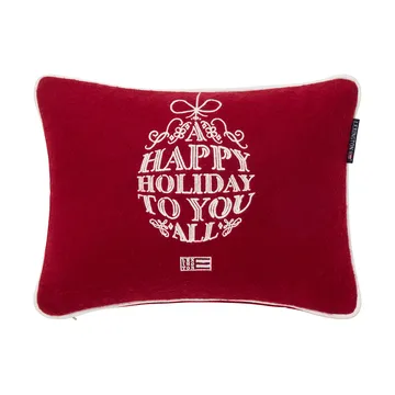 Ornament ullmix kudde 30x40 cm - Red-white - Lexington