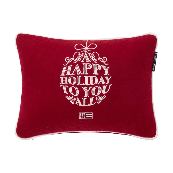 Ornament ullmix kudde 30x40 cm - Red-white - Lexington