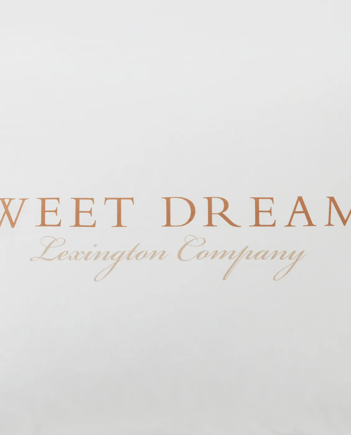 Printed Sweet Dreams Poplin örngott 50x60 cm, White Lexington