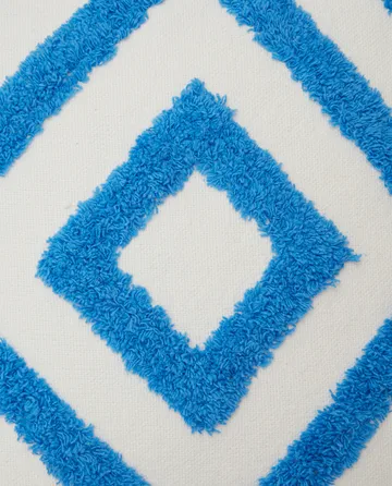 Rug Graphic Canvas kuddfodral 50x50 cm - Blå-vit - Lexington
