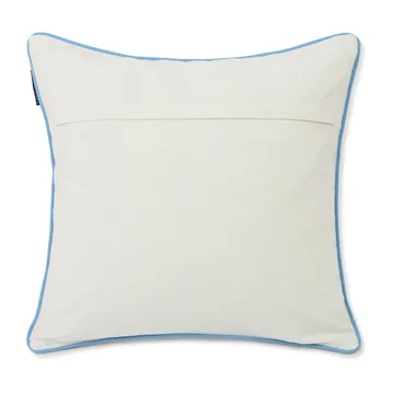 Since 1993 Organic Cotton kuddfodral 50x50 cm - White-blue - Lexington