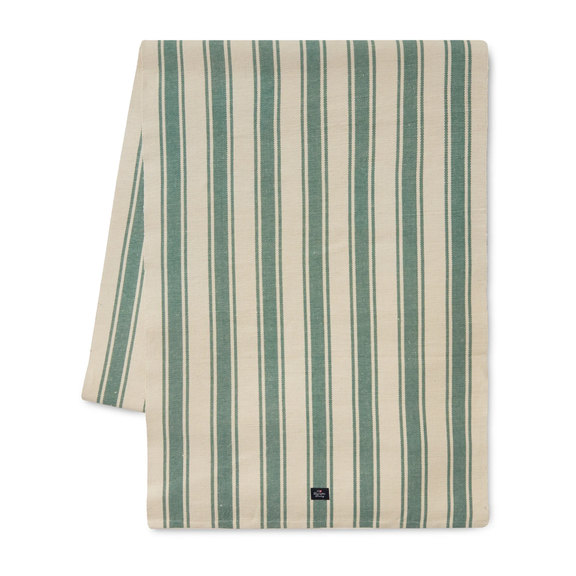 Striped bordslöpare 50x250 cm, Grön Lexington