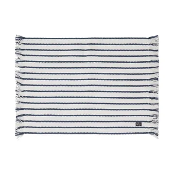Striped Recycled Cotton bordstablett 40x50 cm - Navy - Lexington