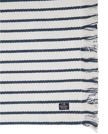 Striped Recycled Cotton bordstablett 40x50 cm - Navy - Lexington