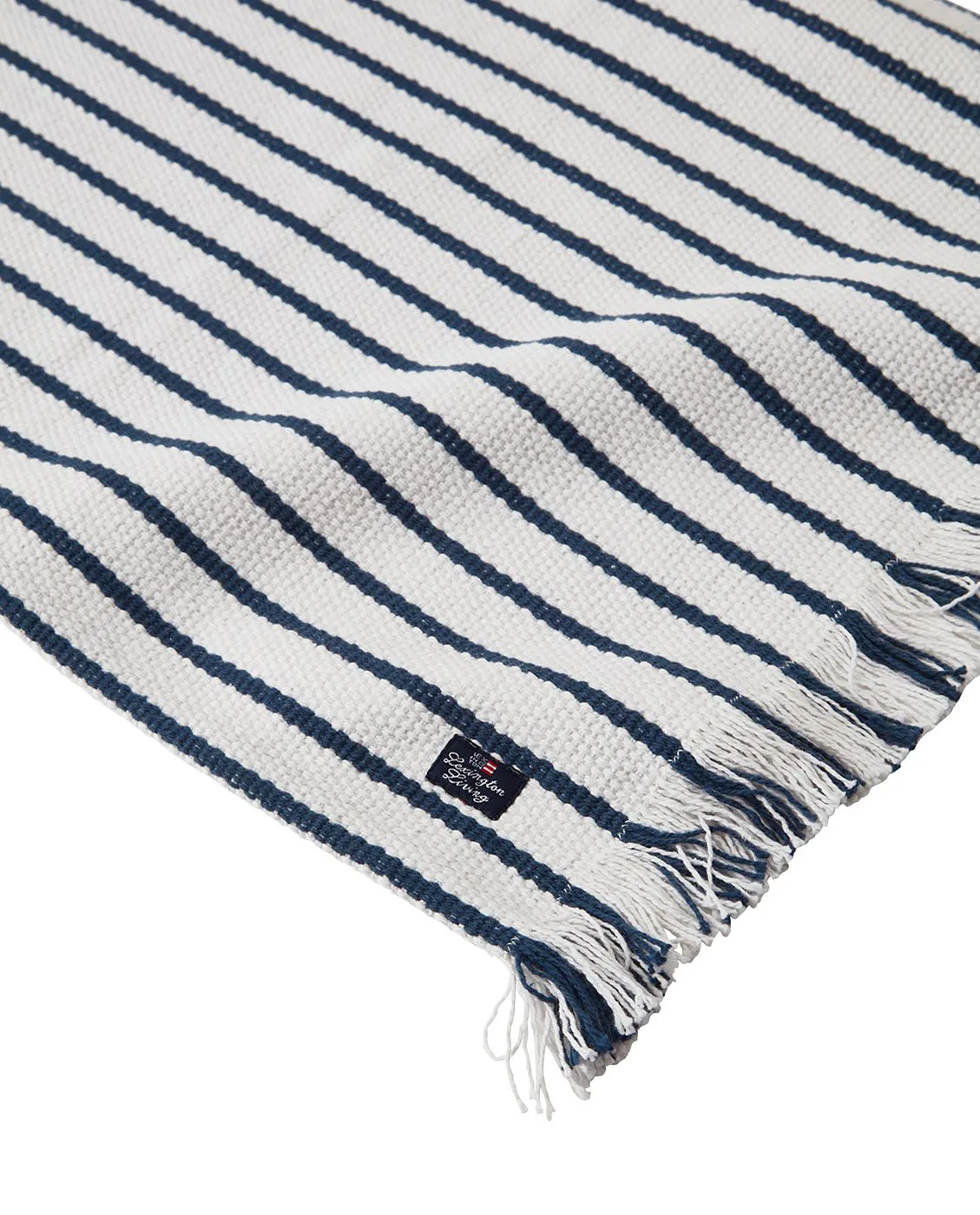 Striped Recycled Cotton bordstablett 40x50 cm, Navy Lexington