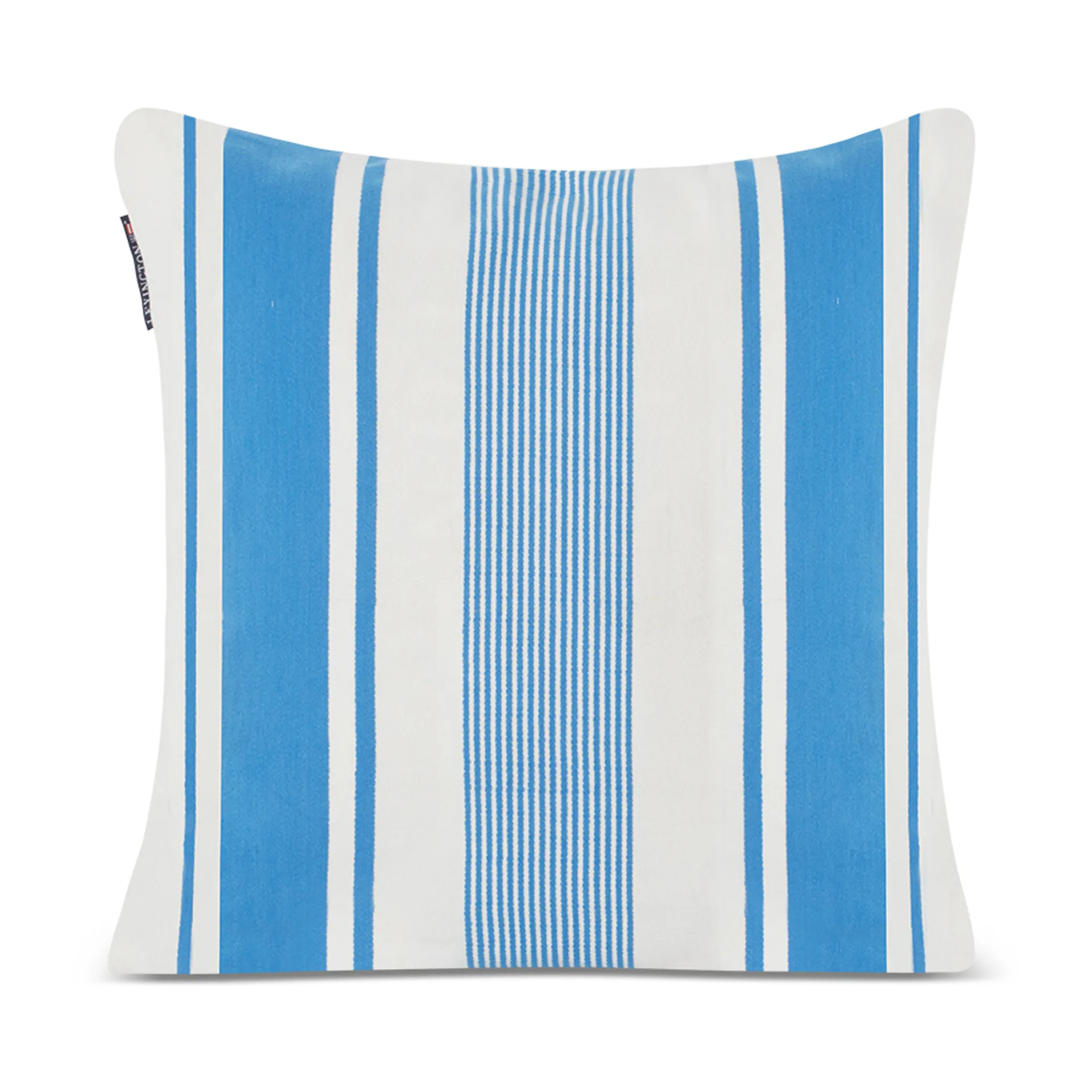 Striped Sea Salt Sun kuddfodral 50x50 cm, Blå-vit Lexington