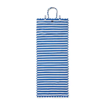 Striped strandmatta 190x70 cm - Blå-vit - Lexington