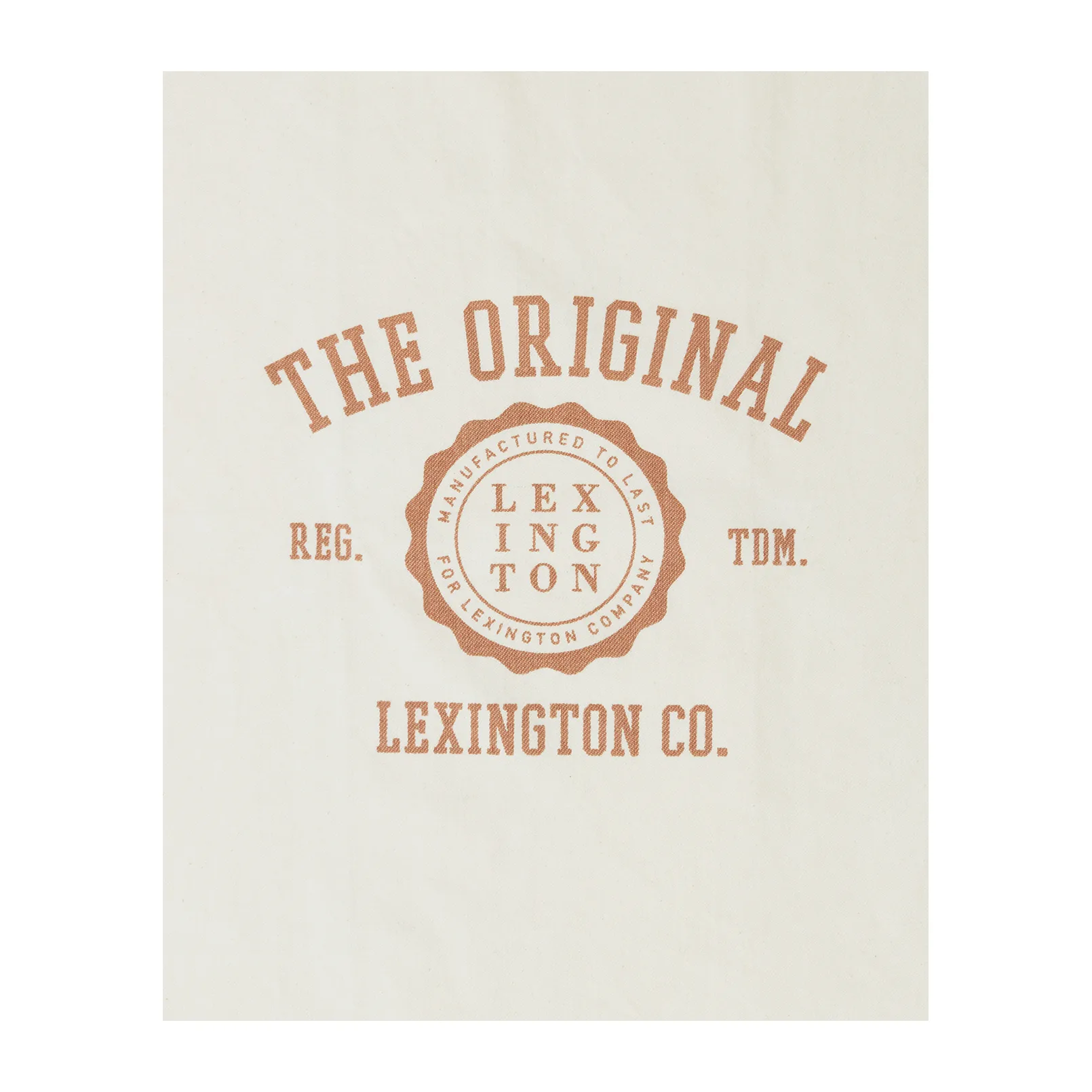 The Original Cotton Twill kökshandduk 50x70 cm, Off White-brown Lexington