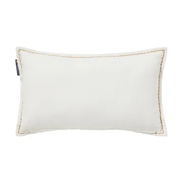 Winter House eko. sammetsbomull kudde 30x50 cm - White-Light beige - Lexington