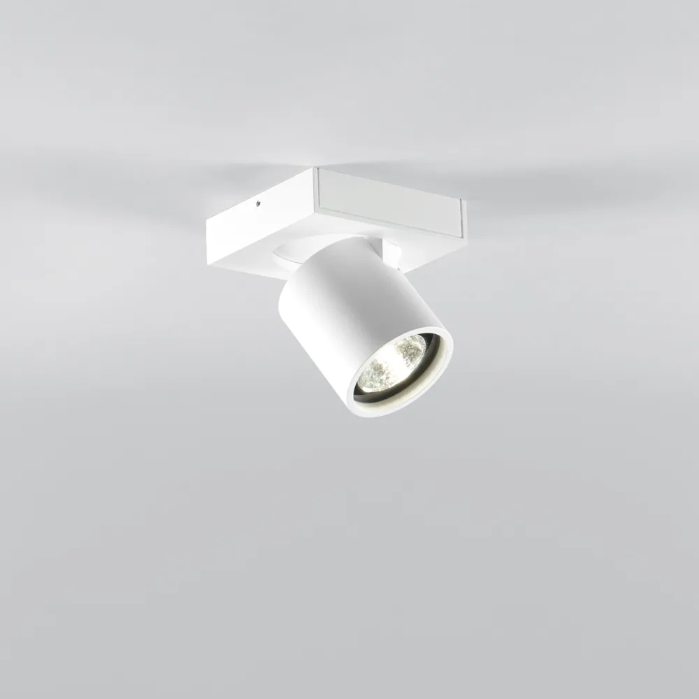 Focus 1 vägg- och taklampa, white, 3000 kelvin Light-Point