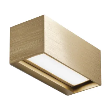 Linea W1 vägglampa switch tune - Brass 7x15 cm - Light-Point