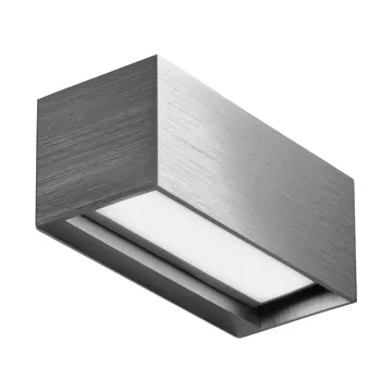 Linea W1 vägglampa switch tune - Titanium, 7x15 cm - Light-Point
