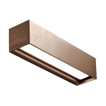 Linea W2 vägglampa switch tune - Rose gold, 7x30 cm - Light-Point