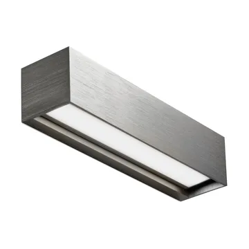 Linea W2 vägglampa switch tune - Titanium, 7x30 cm - Light-Point