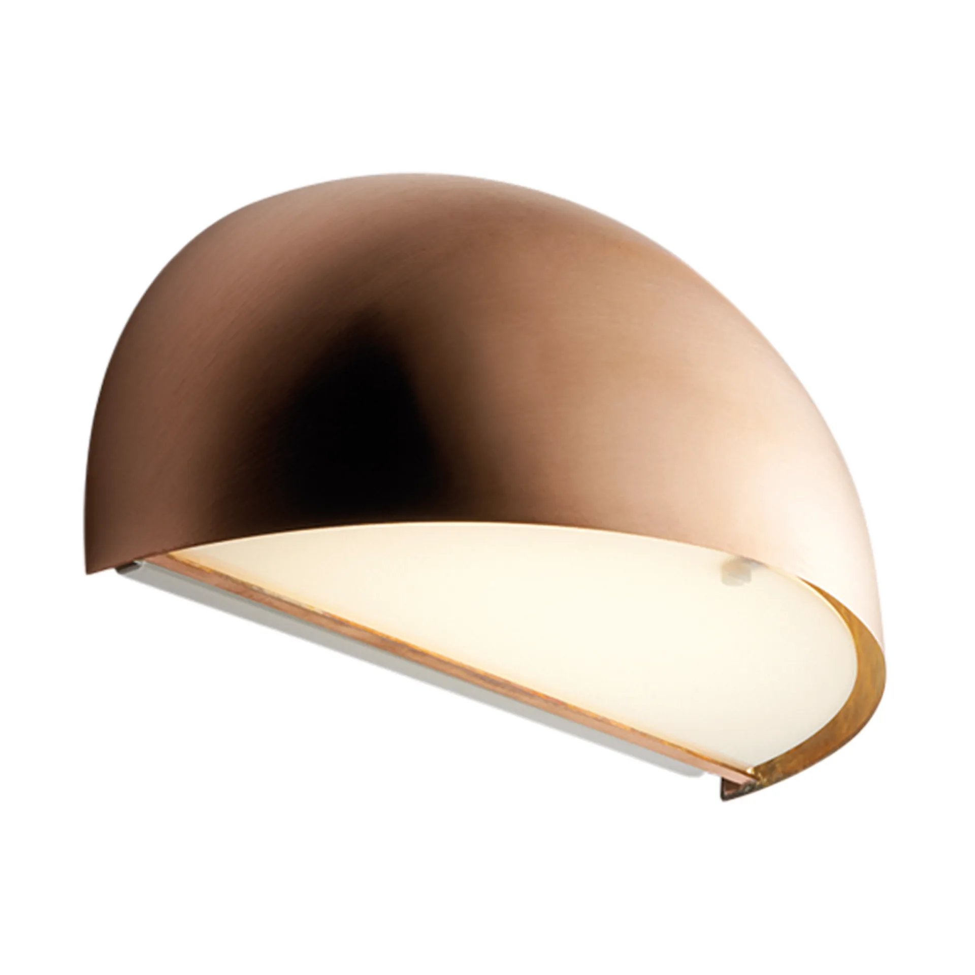 Rørhat vägglampa, Copper raw, LED Light-Point