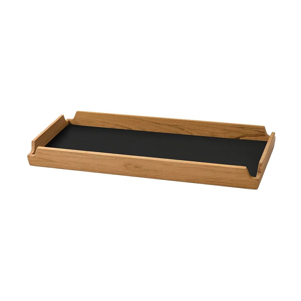 Airy Nupo bricka, Black ink-teak, slim LIND DNA