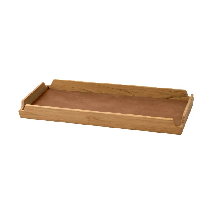 Airy Nupo bricka - Nature-teak, slim - LIND DNA