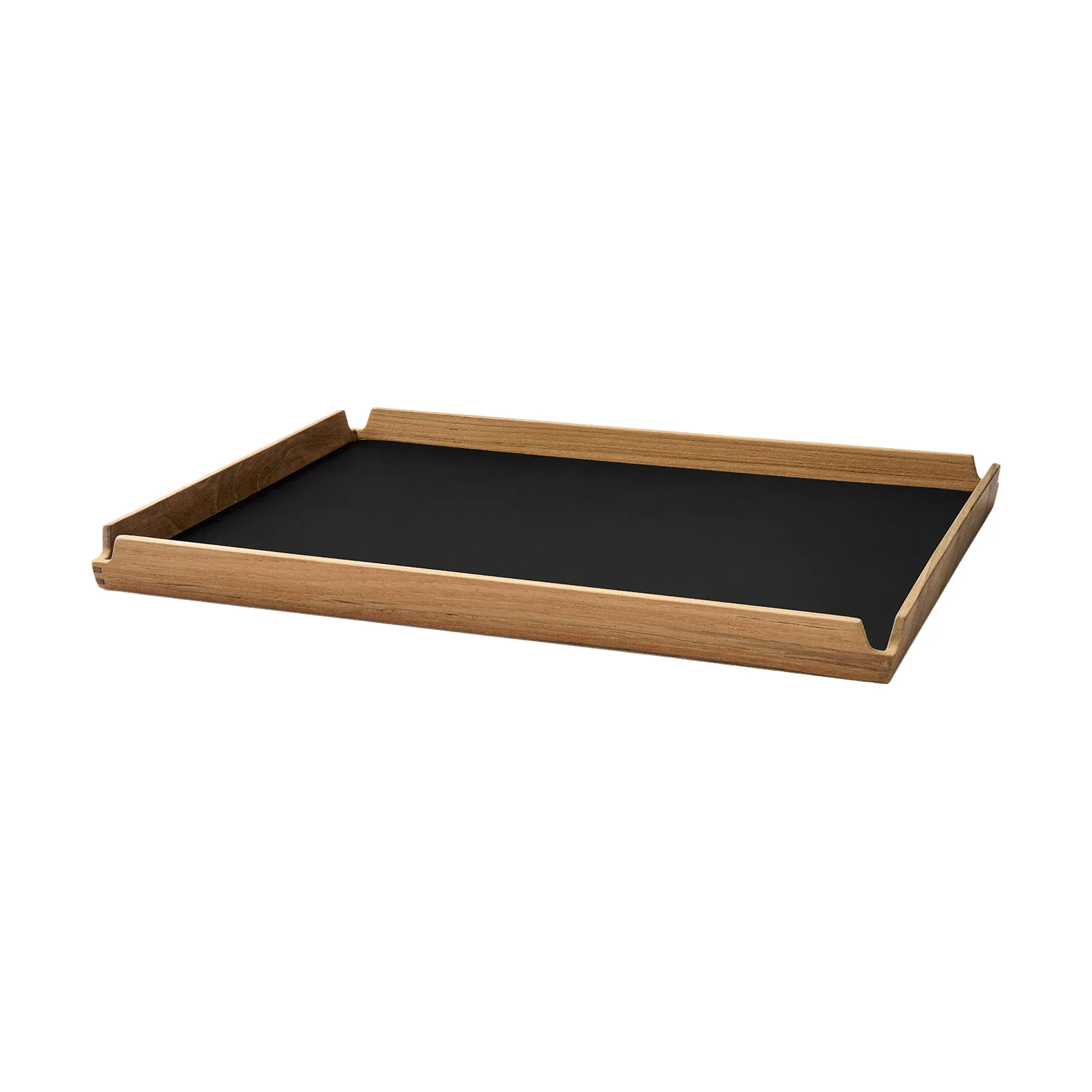 Airy teakbricka square L, Nupo black ink LIND DNA