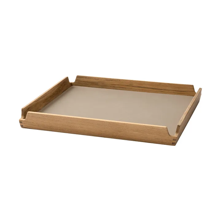 Airy teakbricka square S - Nupo clay brown - LIND DNA
