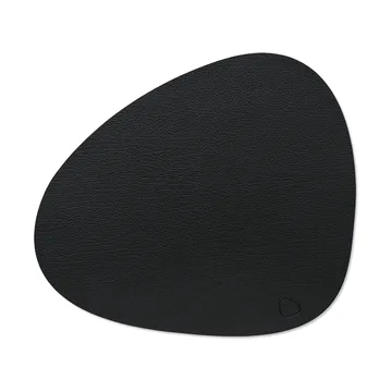 Bull bordstablett vändbar curve L 1 st - Svart-brun, 44x37 cm - LIND DNA