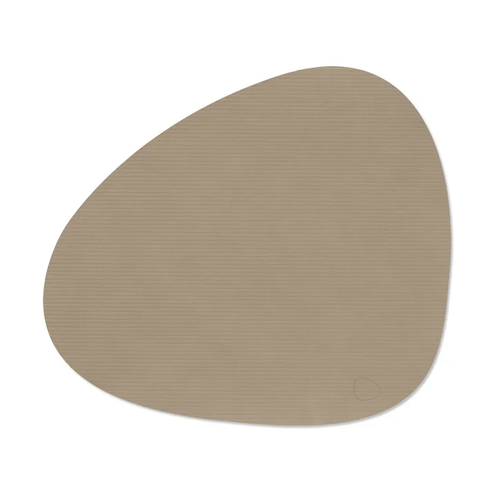 Corduroy bordstablett curve L - Clay Brown - LIND DNA