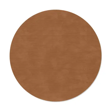 Corduroy bordstablett - Nature, circle, L, Ø38 cm - LIND DNA