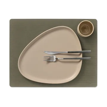 Corduroy bordstablett square L - Army Green, 45x35 cm - LIND DNA