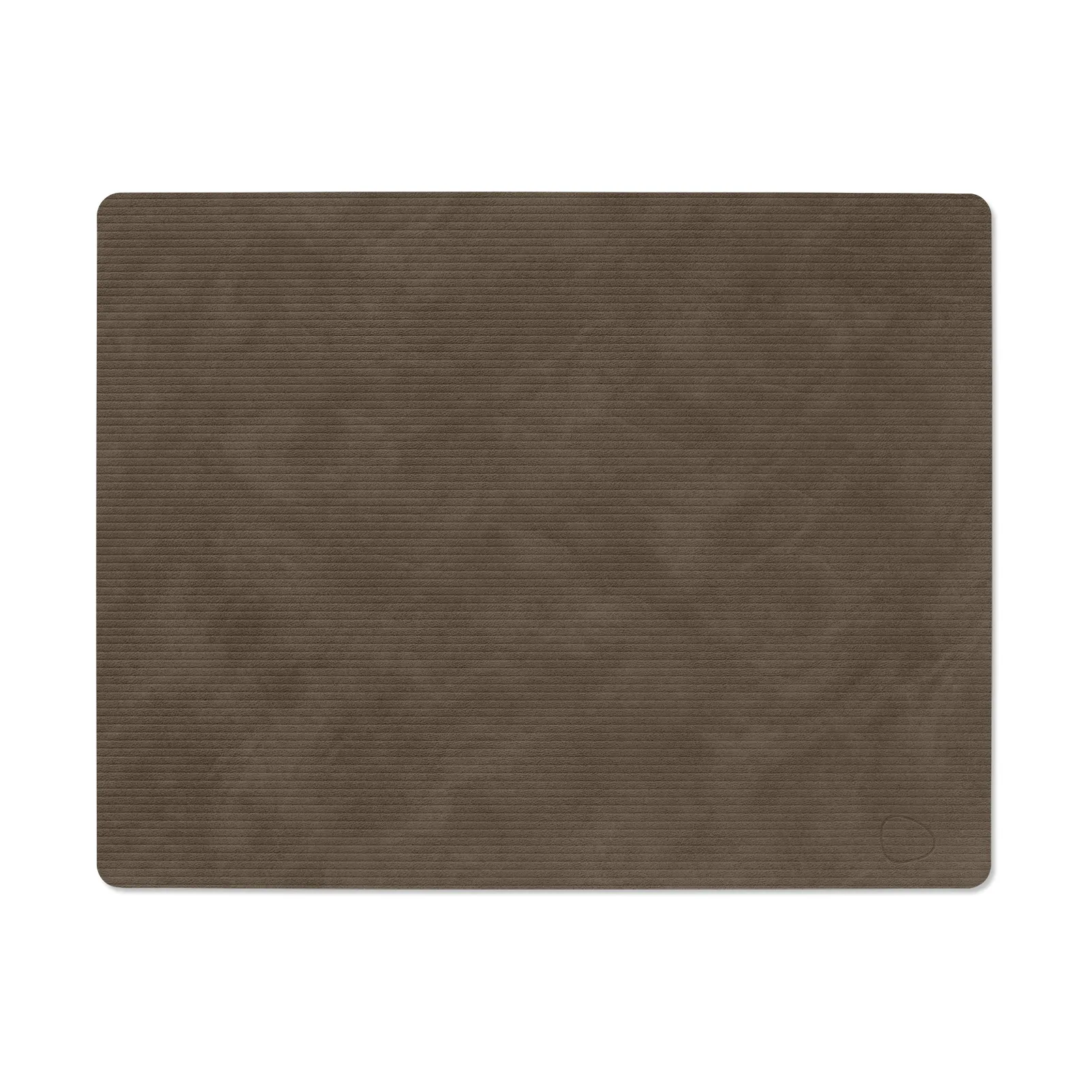 Corduroy bordstablett square L, Caviar, 45x35 cm LIND DNA