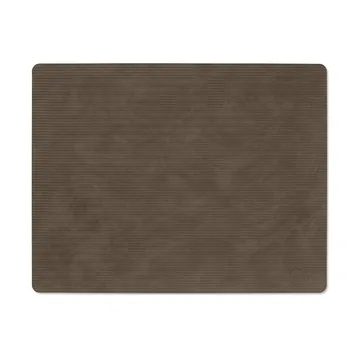 Corduroy bordstablett square L - Caviar, 45x35 cm - LIND DNA