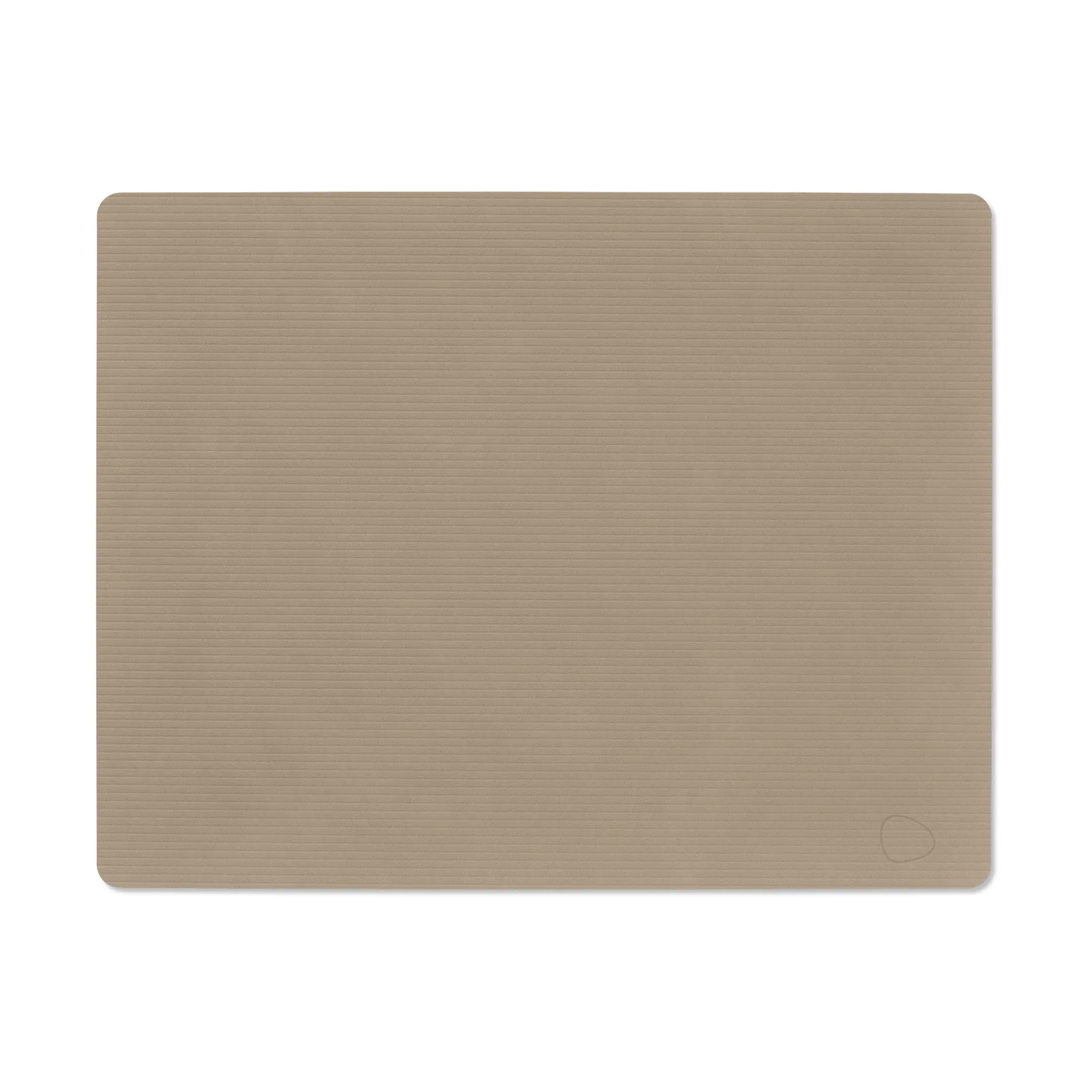 Corduroy bordstablett square L, Clay Brown, 45x35 cm LIND DNA