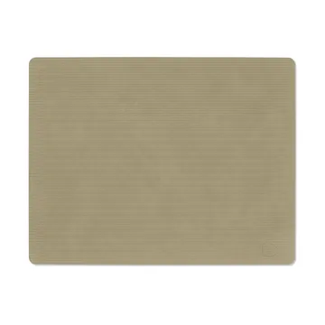 Corduroy bordstablett square L - Herbal Dust, 45x35 cm - LIND DNA