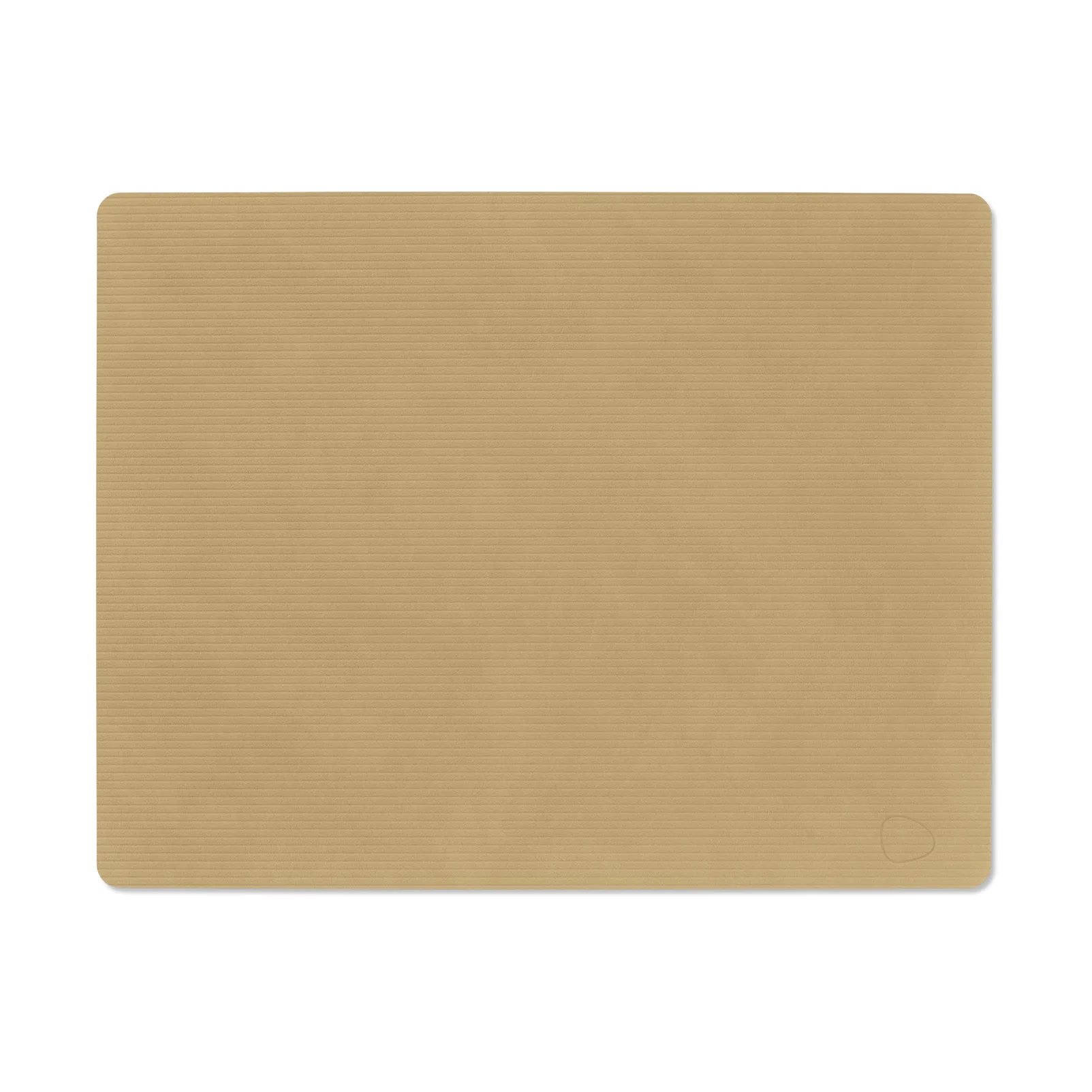Corduroy bordstablett square L, Khaki, 45x35 cm LIND DNA