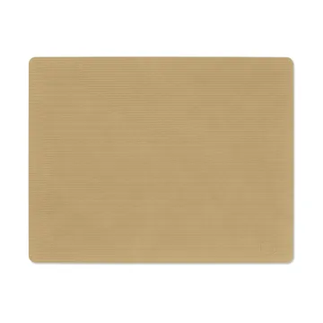 Corduroy bordstablett square L - Khaki, 45x35 cm - LIND DNA