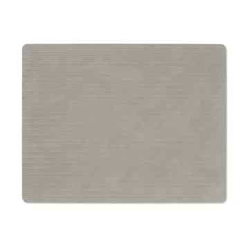 Corduroy bordstablett square L - Light Grey, 45x35 cm - LIND DNA