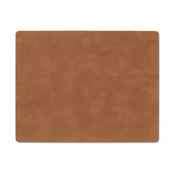 Corduroy bordstablett square L - Nature, 45x35 cm - LIND DNA