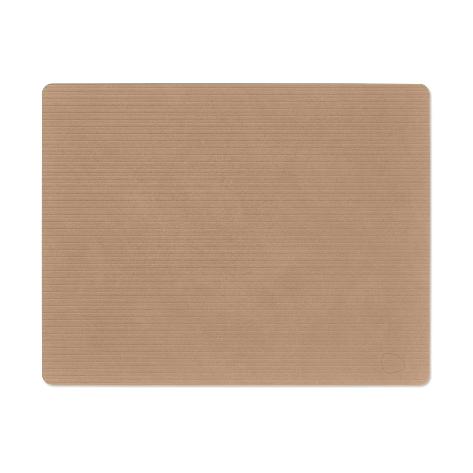 Corduroy bordstablett square L, Nougat, 45x35 cm LIND DNA