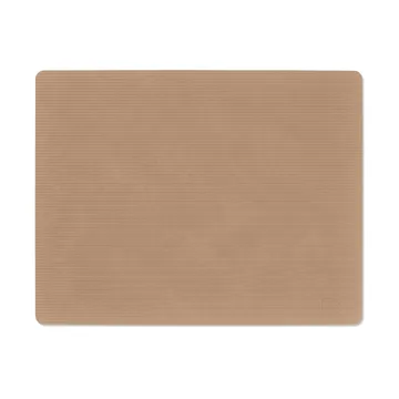 Corduroy bordstablett square L - Nougat, 45x35 cm - LIND DNA