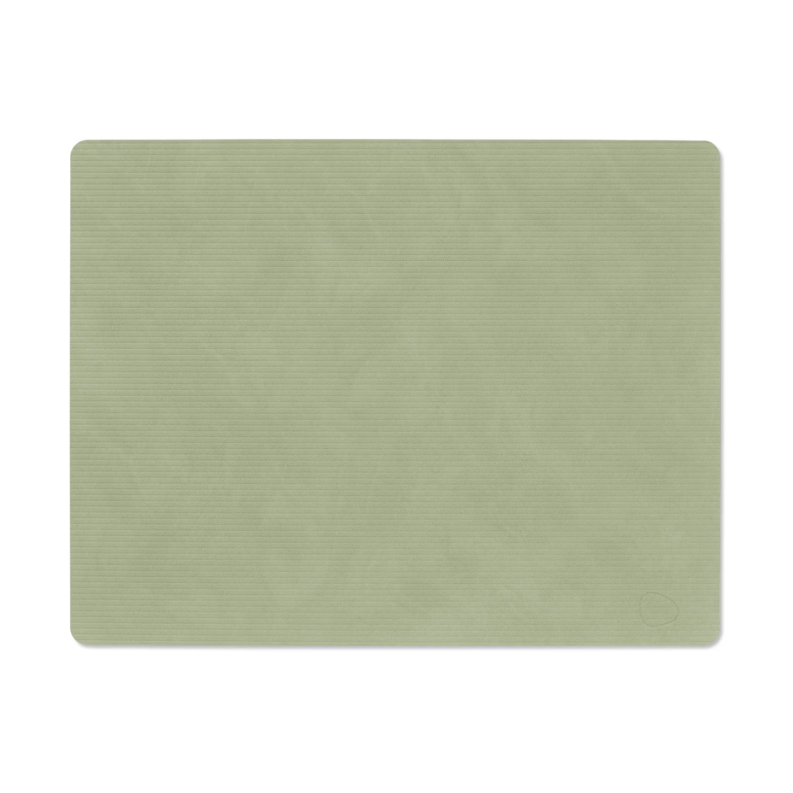Corduroy bordstablett square L, Olive Green, 45x35 cm LIND DNA